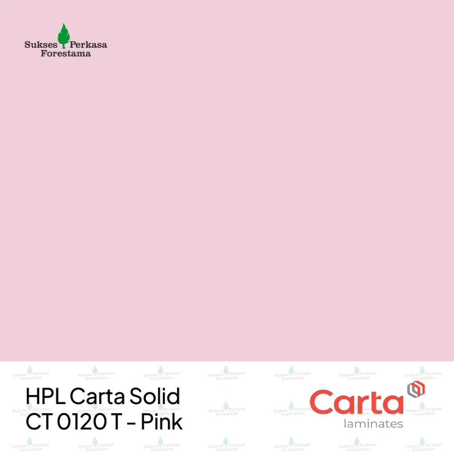 HPL Carta Solid CT 0120 T - Pink