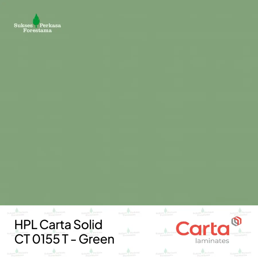 HPL Carta Solid CT 0155 T - Green