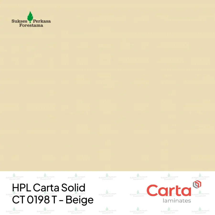 HPL Carta Solid CT 0198 T - Beige