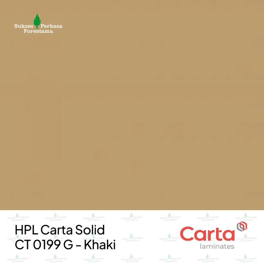 HPL Carta Solid CT 0199 G - Khaki