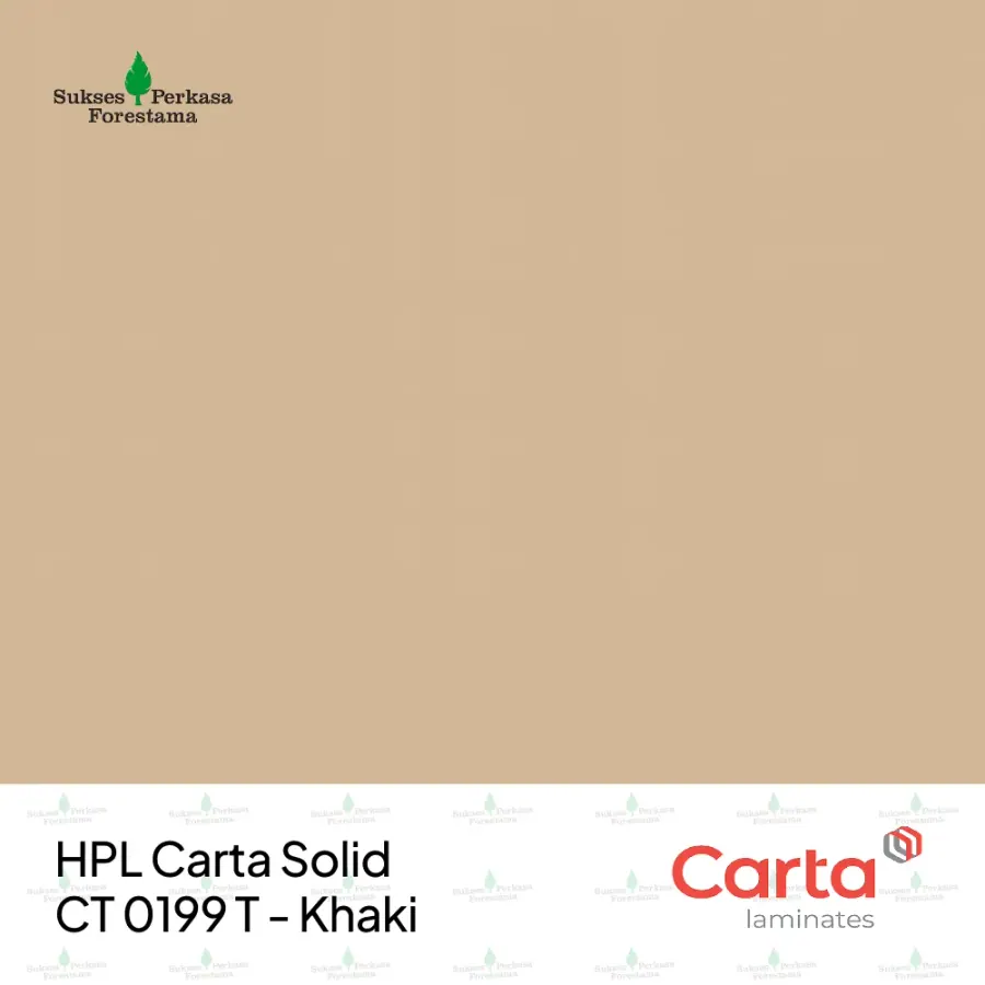 HPL Carta Solid CT 0199 T - Khaki