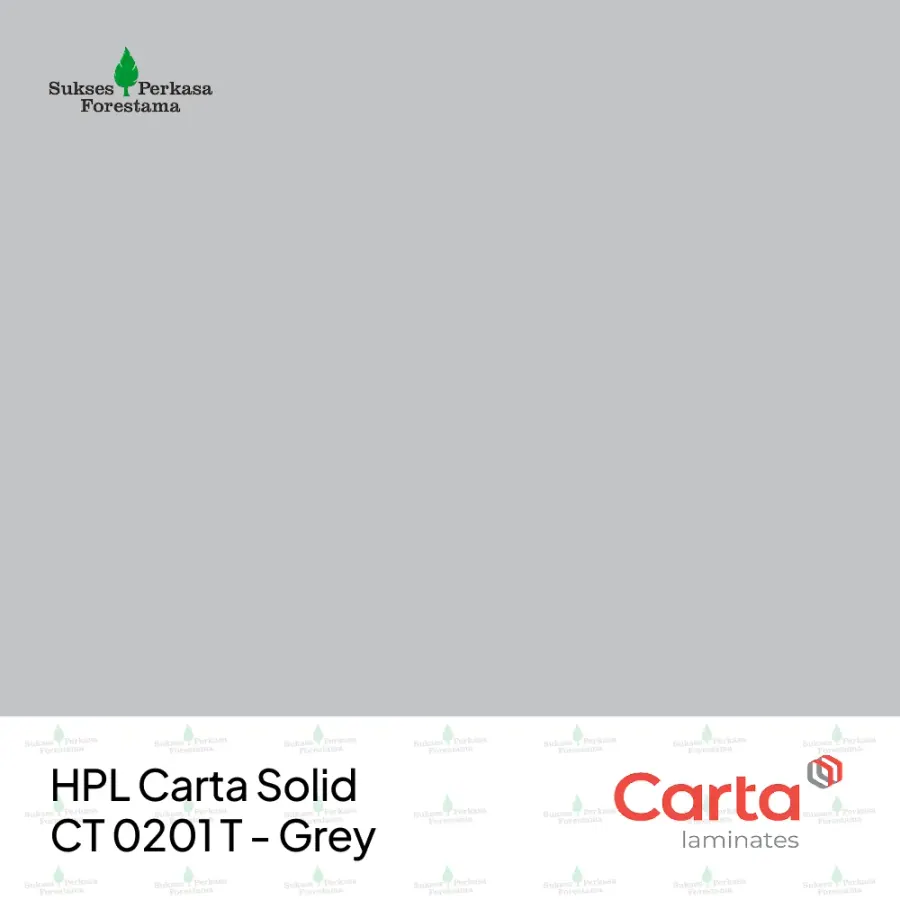 HPL Carta Solid CT 0201 T - Grey