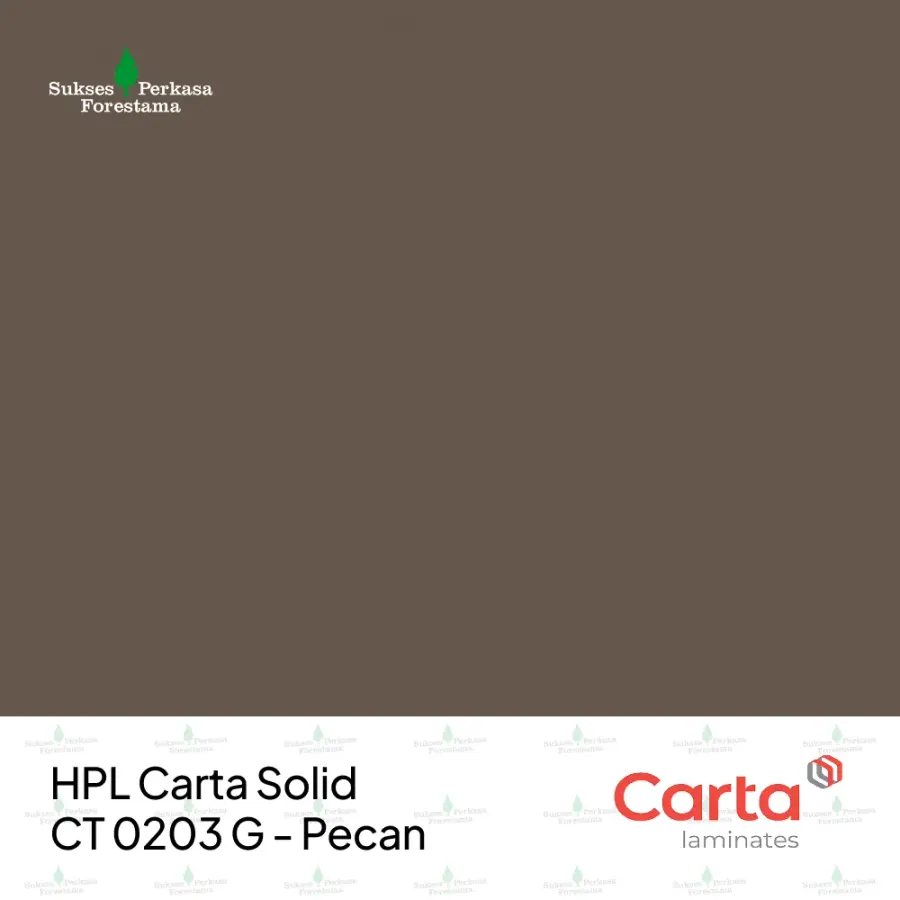 HPL Carta Solid CT 0203 G - Pecan