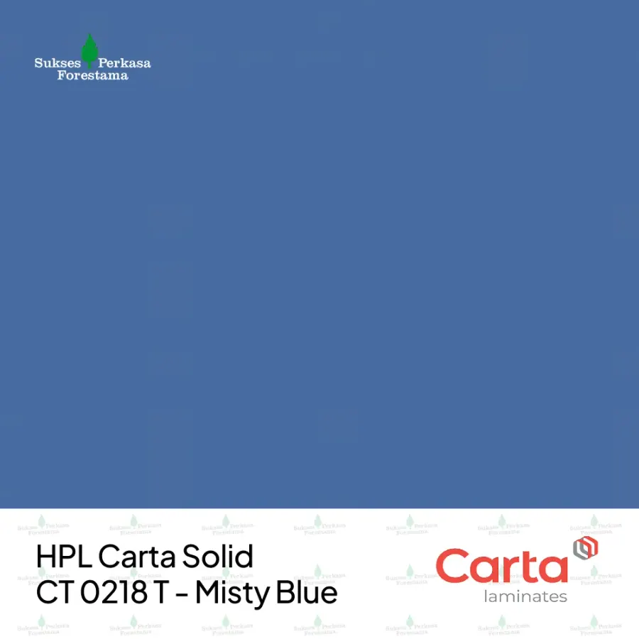 HPL Carta Solid CT 0218 T - Misty Blue