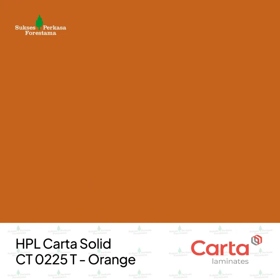HPL Carta Solid CT 0225 T - Orange