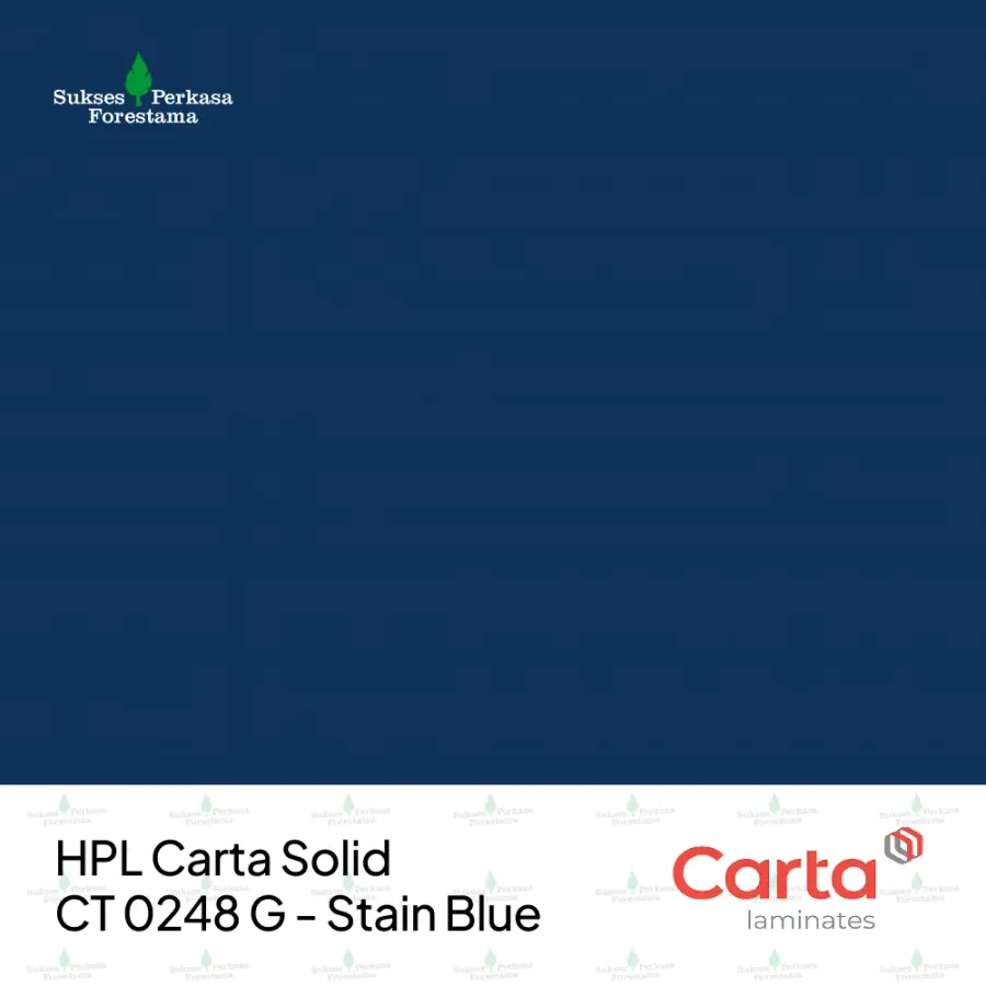 HPL Carta Solid CT 0248 G - Stain Blue