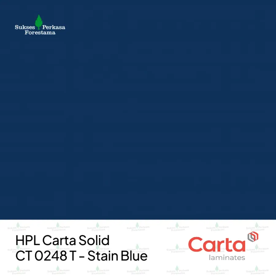 HPL Carta Solid CT 0248 T - Stain Blue