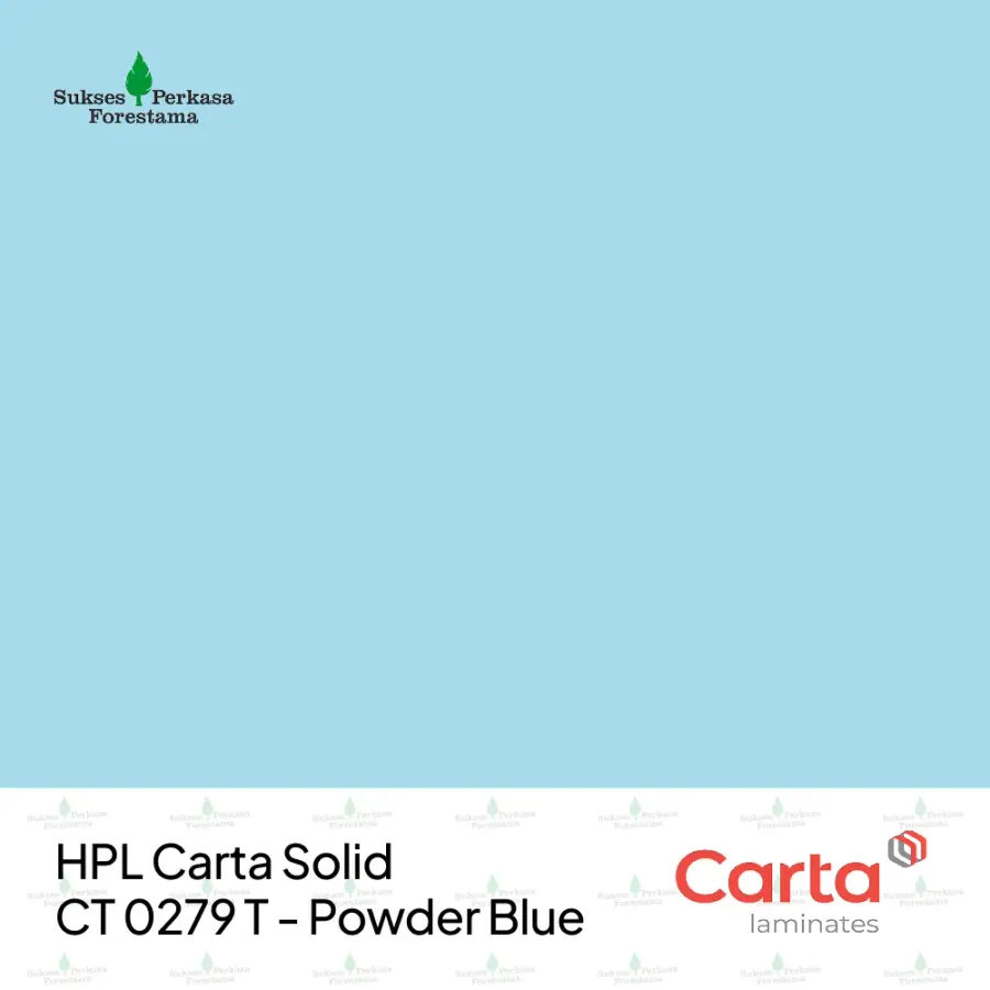 HPL Carta Solid CT 0279 T - Powder Blue