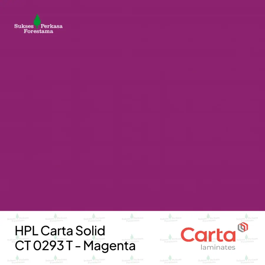 HPL Carta Solid CT 0293 T - Magenta