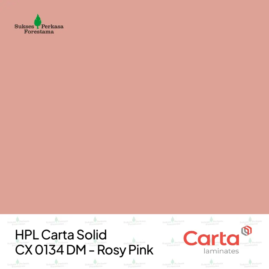 HPL Carta Solid CX 0134 DM - Rosy Pink