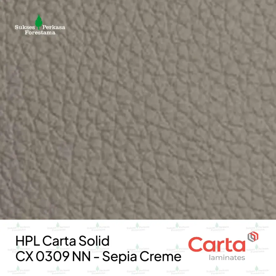 HPL Carta Solid CX 0309 NN - Sepia Creme