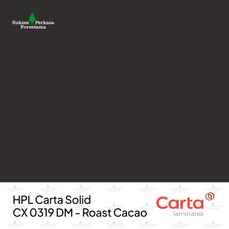 HPL Carta Solid CX 0319 DM - Roast Cacao