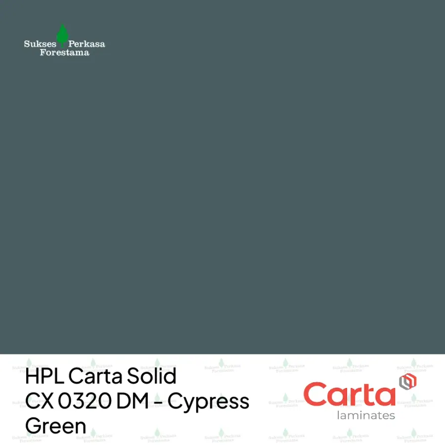 HPL Carta Solid CX 0320 DM - Cypress Green
