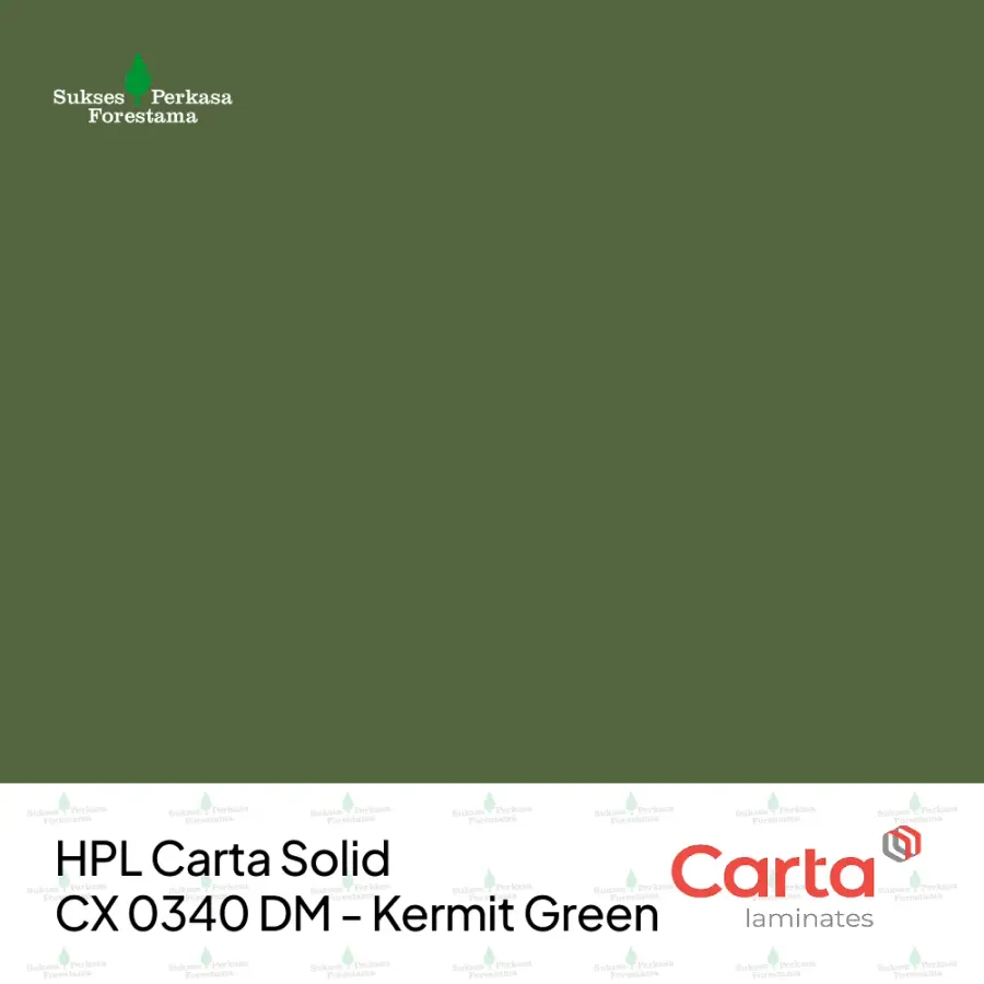 HPL Carta Solid CX 0340 DM - Kermit Green