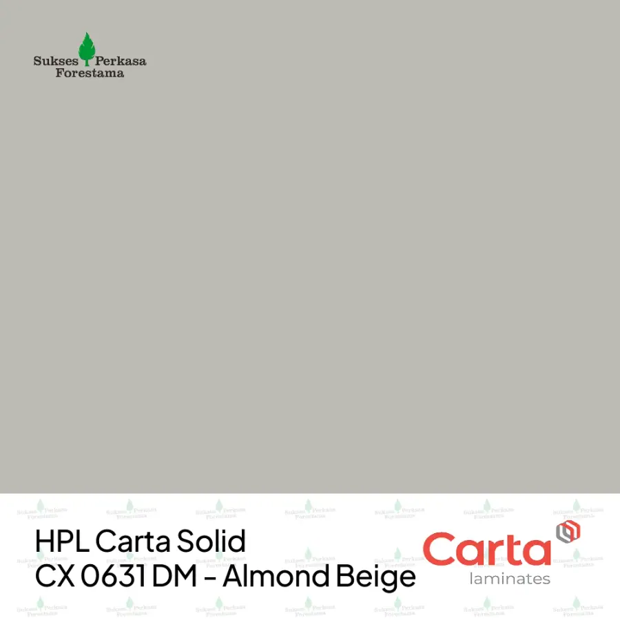 HPL Carta Solid CX 0631 DM - Almond Beige