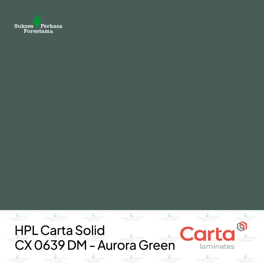 HPL Carta Solid CX 0639 DM - Aurora Green