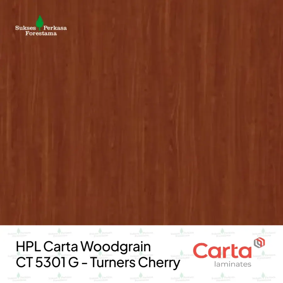 HPL Carta Woodgrain CT 5301 G - Turners Cherry