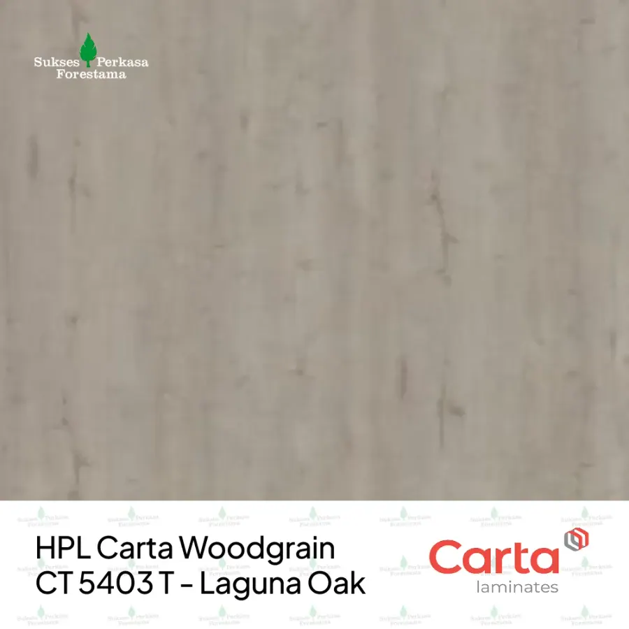 HPL Carta Woodgrain CT 5403 T - Laguna Oak