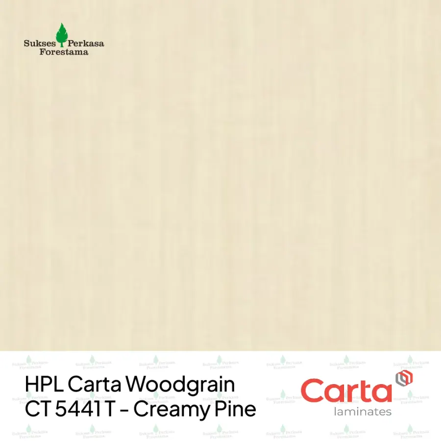 HPL Carta Woodgrain CT 5441 T - Creamy Pine