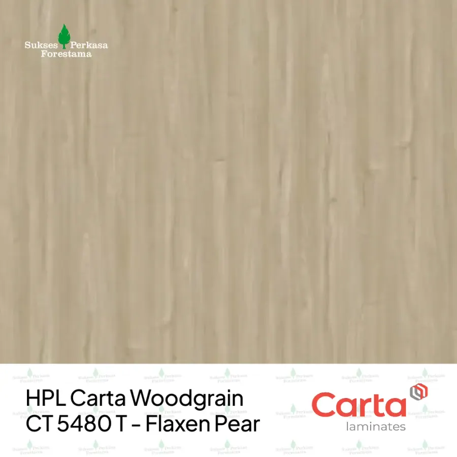 HPL Carta Woodgrain CT 5480 T - Flaxen Pear