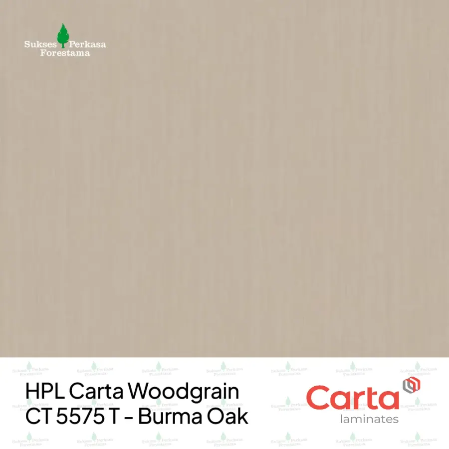 HPL Carta Woodgrain CT 5575 T - Burma Oak