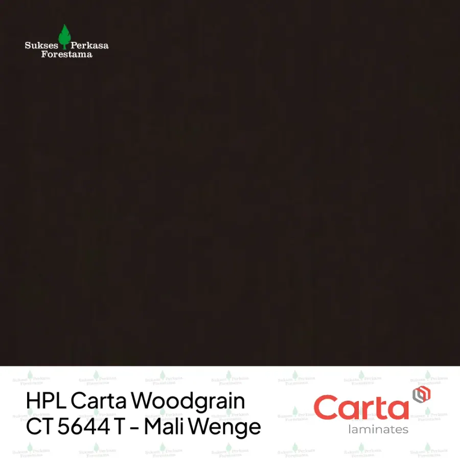 HPL Carta Woodgrain CT 5644 T - Mali Wenge