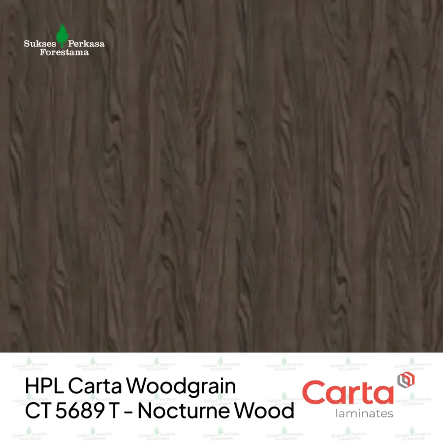 HPL Carta Woodgrain CT 5689 T - Nocturne Wood