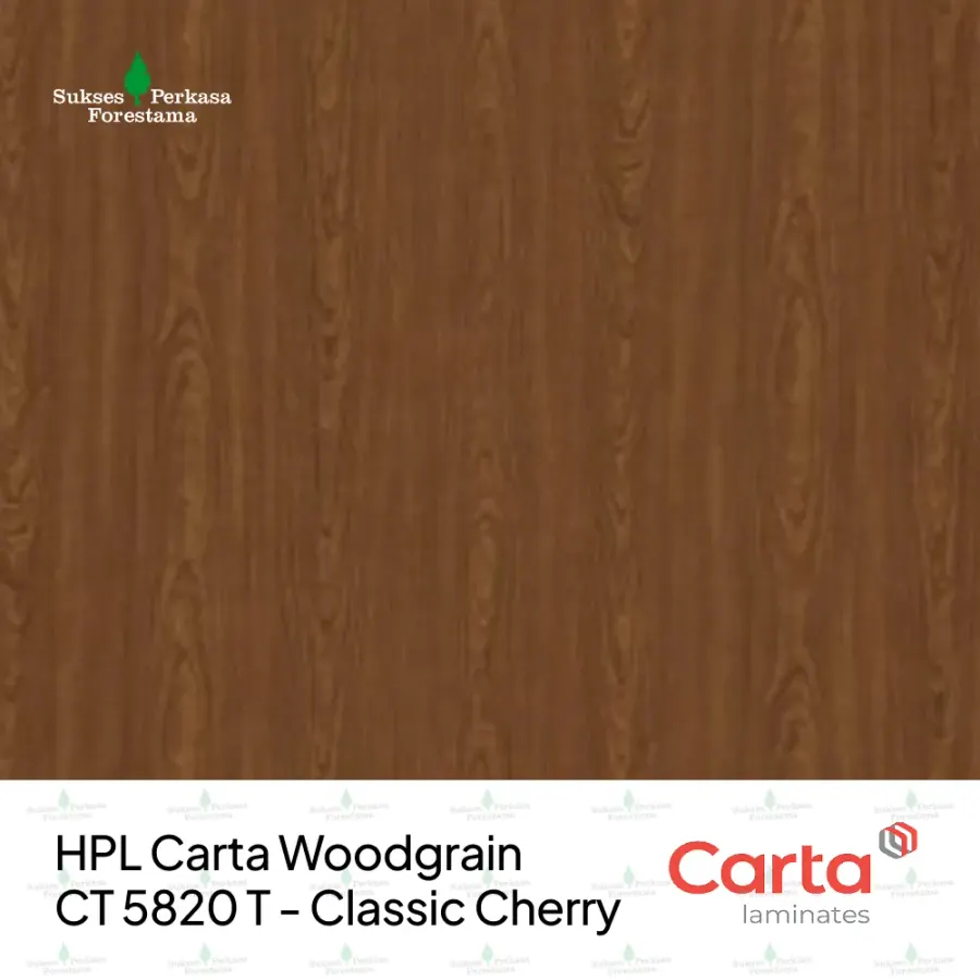 HPL Carta Woodgrain CT 5820 T - Classic Cherry
