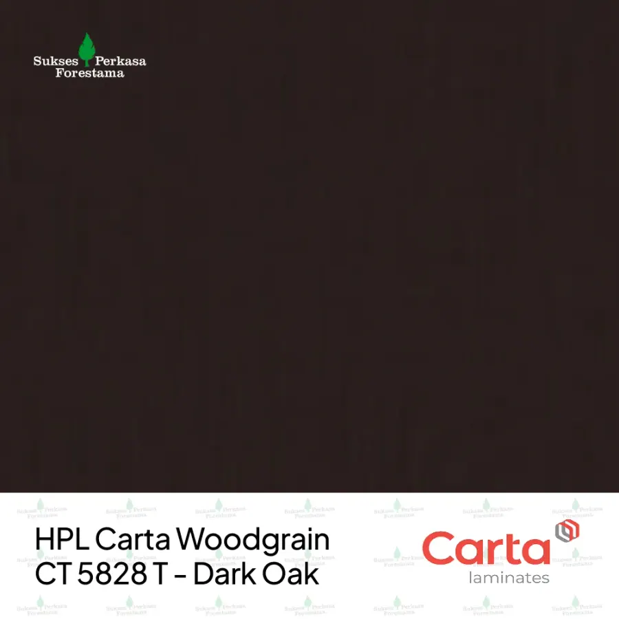 HPL Carta Woodgrain CT 5828 T - Dark Oak