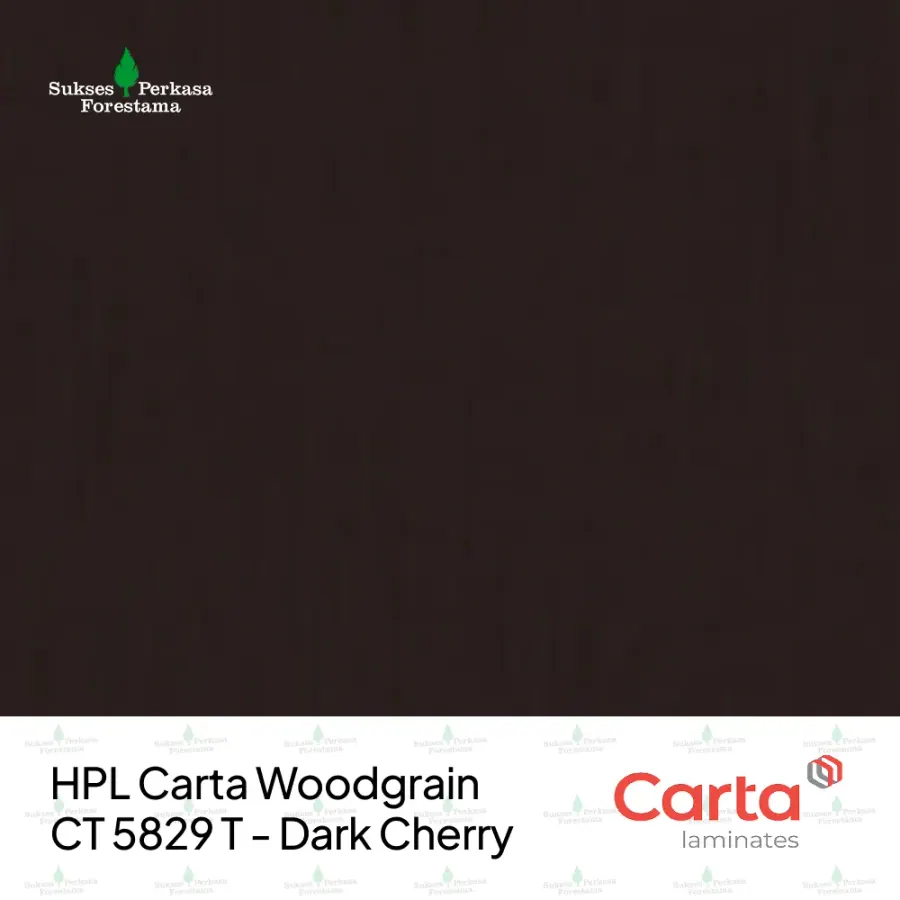 HPL Carta Woodgrain CT 5829 T - Dark Cherry