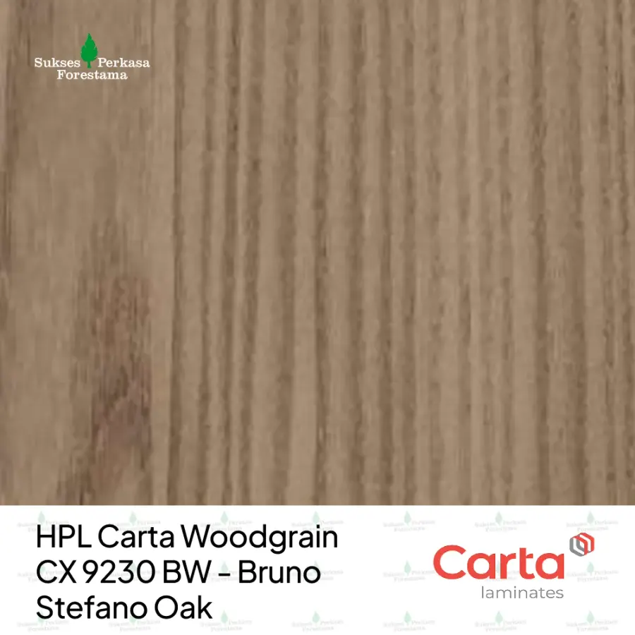 HPL Carta Woodgrain CX 9230 BW - Bruno Stefano Oak