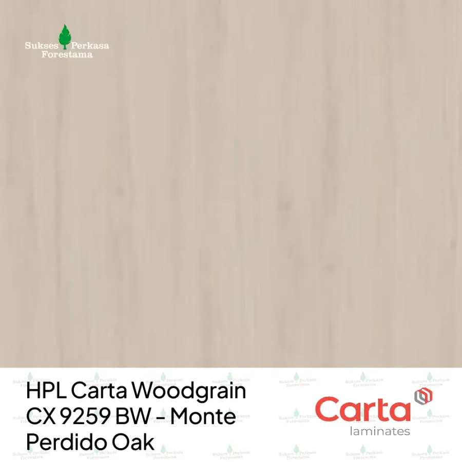 HPL Carta Woodgrain CX 9259 BW - Monte Perdido Oak