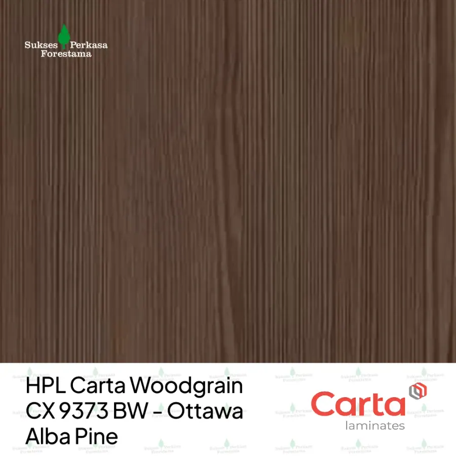 HPL Carta Woodgrain CX 9373 BW - Ottawa Alba Pine