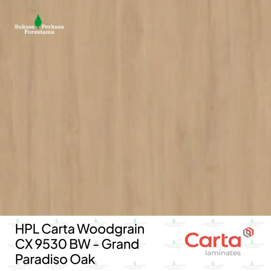 HPL Carta Woodgrain CX 9530 BW - Grand Paradiso Oak