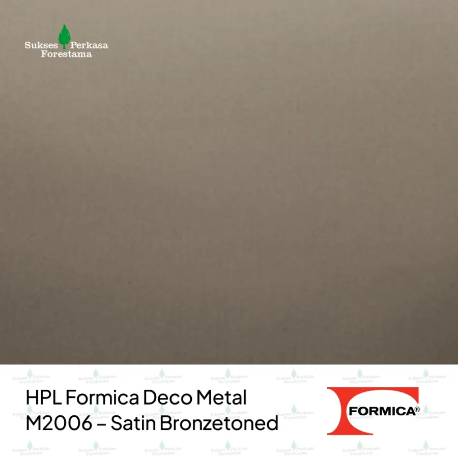 HPL Formica Deco Metal M2006 – Satin Bronzetoned