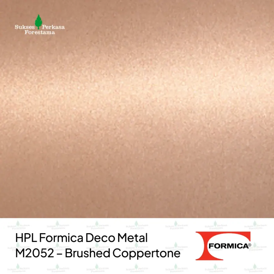HPL Formica Deco Metal M2052 – Brushed Coppertone