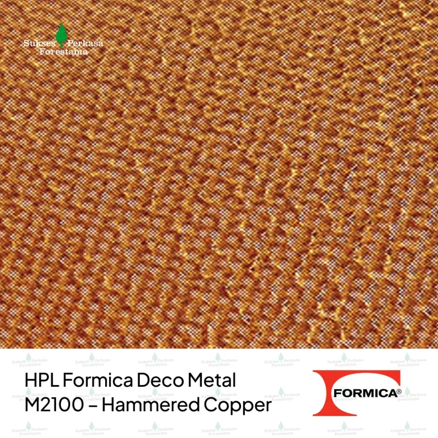 HPL Formica Deco Metal M2100 – Hammered Copper