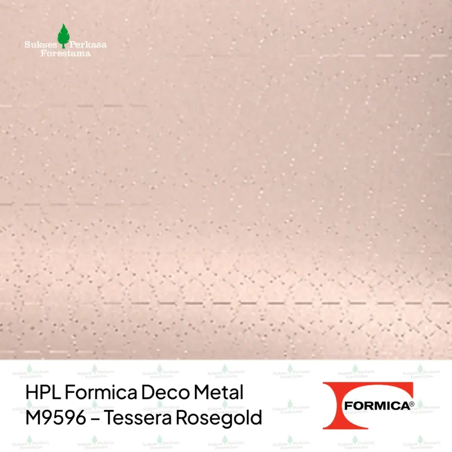 HPL Formica Deco Metal M9596 – Tessera Rosegold