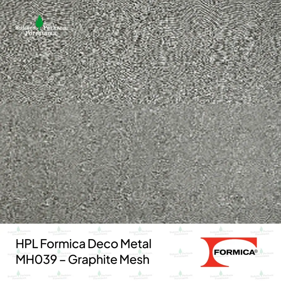 HPL Formica Deco Metal MH039 – Graphite Mesh