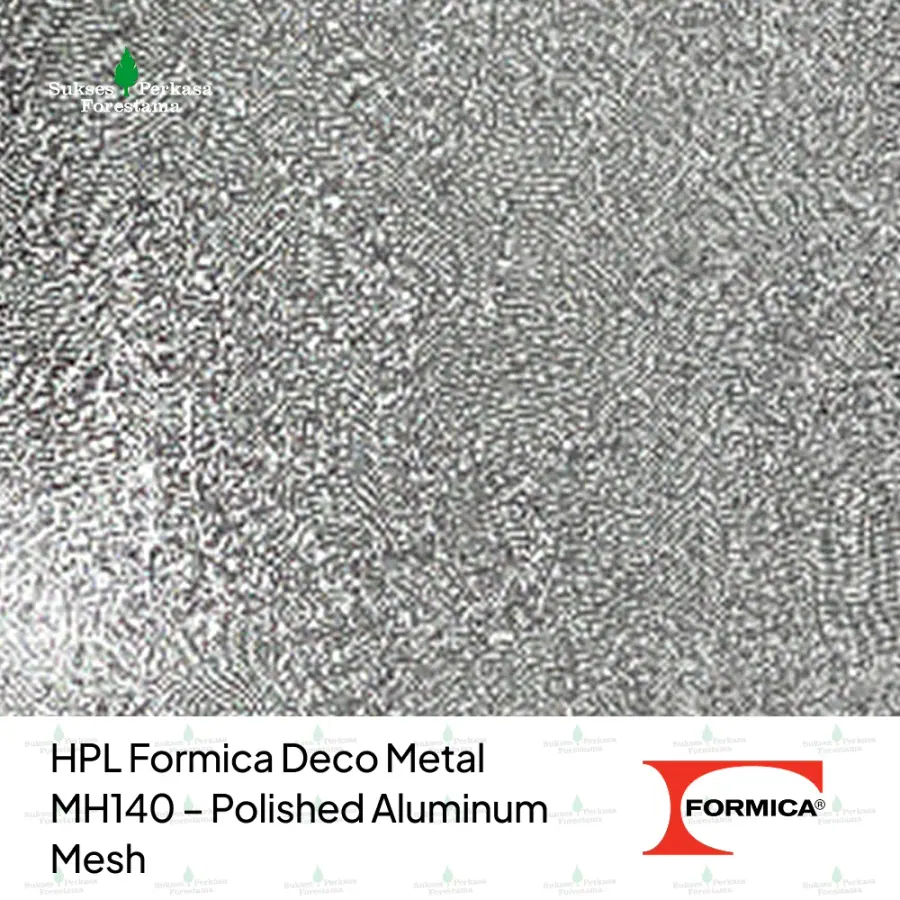 HPL Formica Deco Metal MH140 – Polished Aluminum Mesh
