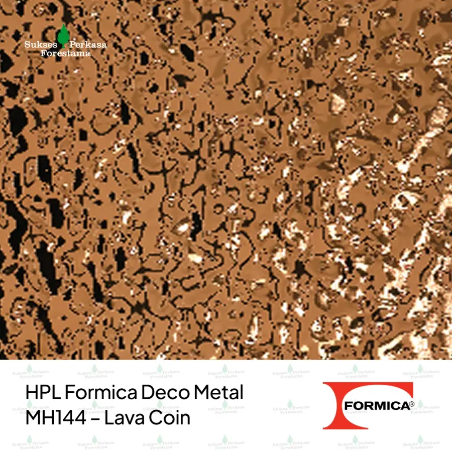 HPL Formica Deco Metal MH144 – Lava Coin