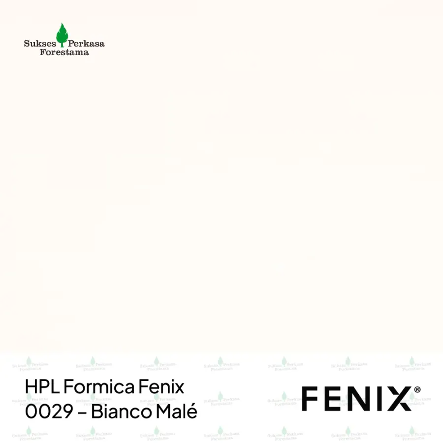 HPL Formica Fenix 0029 – Bianco Malé