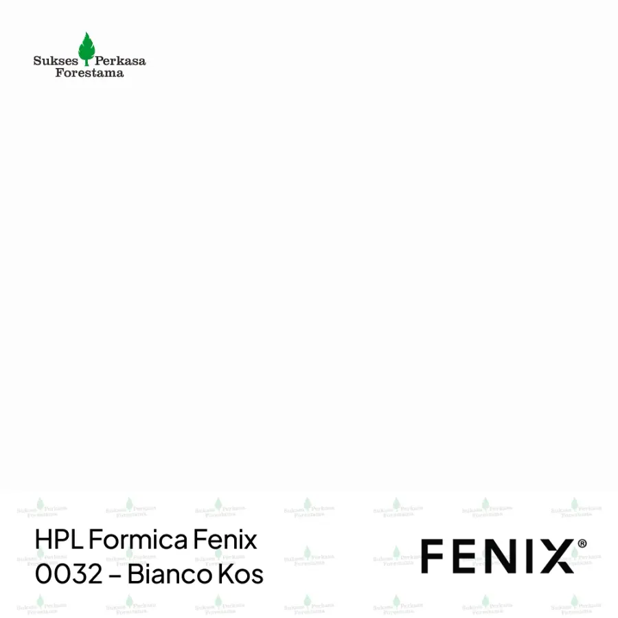 HPL Formica Fenix 0032 – Bianco Kos