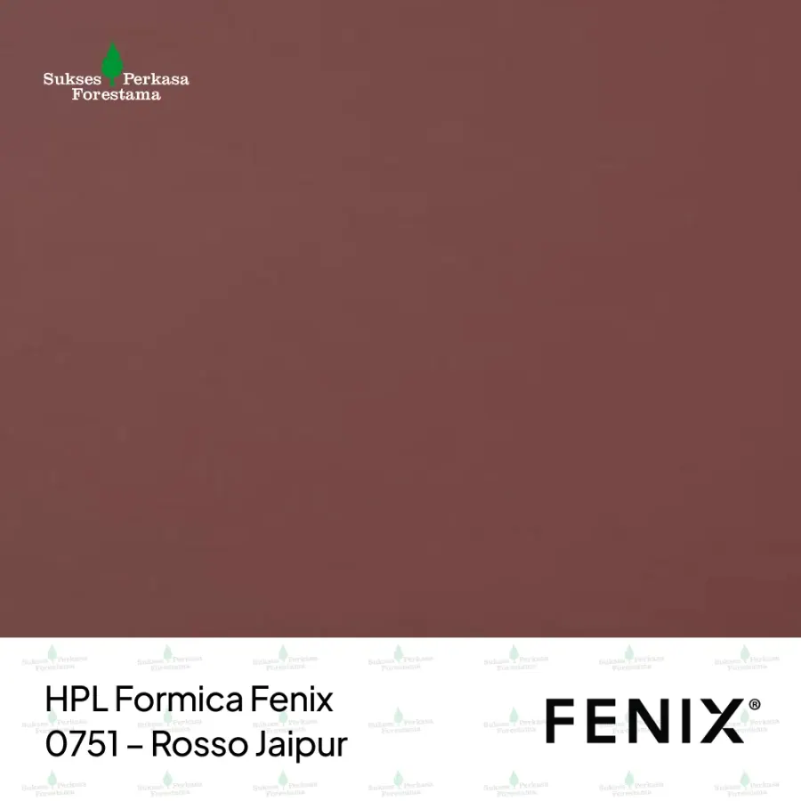 HPL Formica Fenix 0751 – Rosso Jaipur