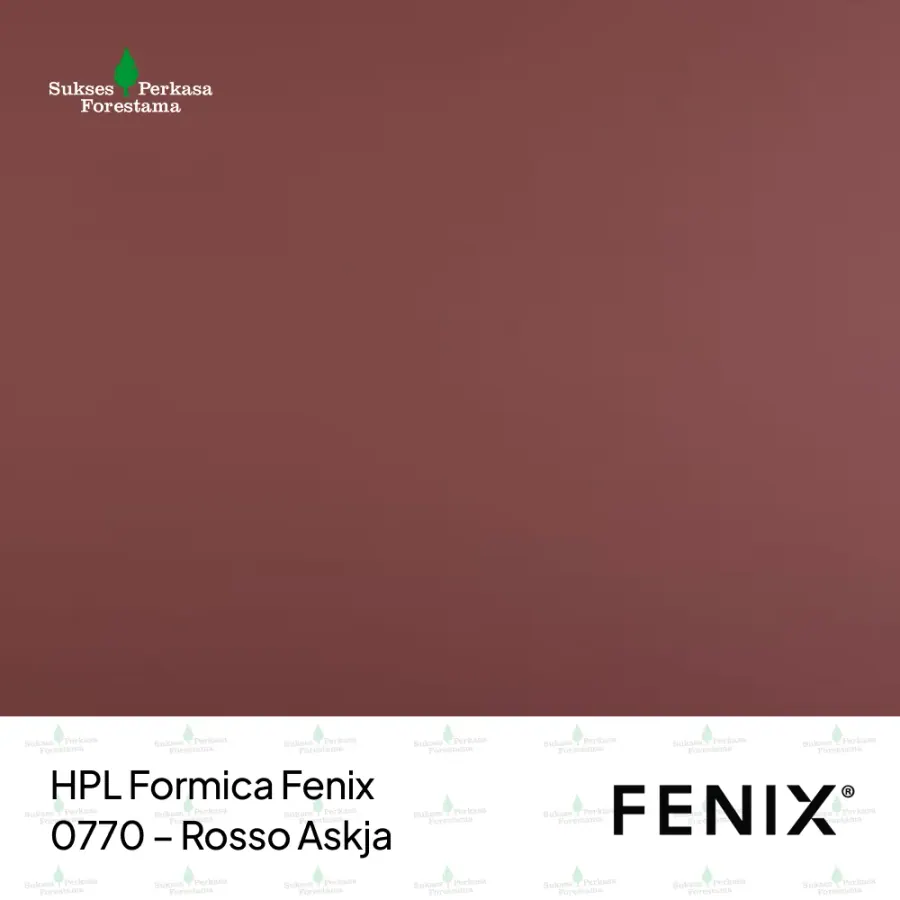HPL Formica Fenix 0770 – Rosso Askja