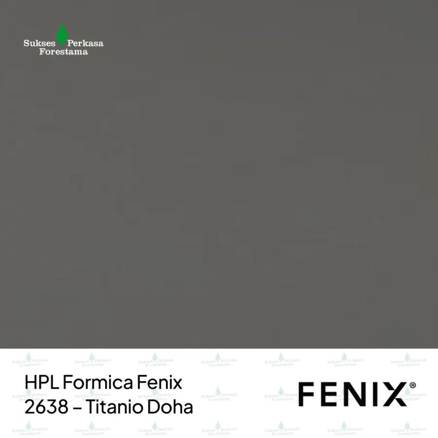 HPL Formica Fenix 2638 – Titanio Doha