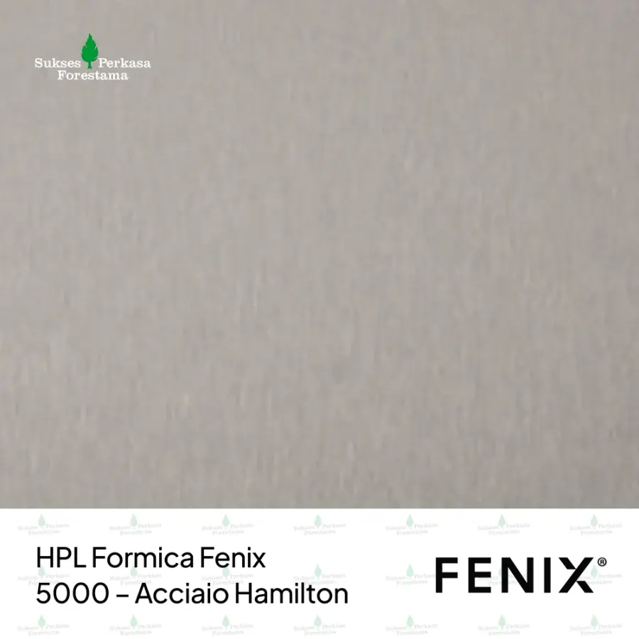 HPL Formica Fenix 5000 – Acciaio Hamilton