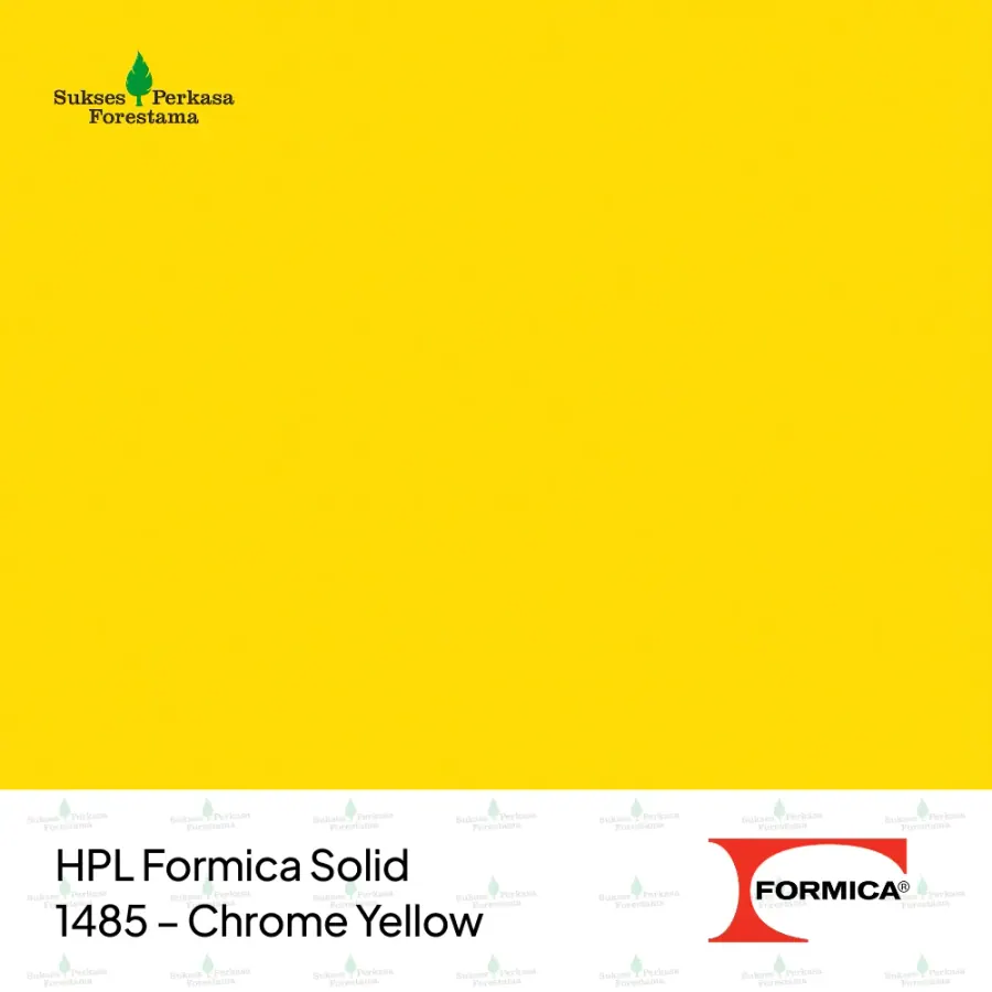 HPL Formica Solid 1485 – Chrome Yellow