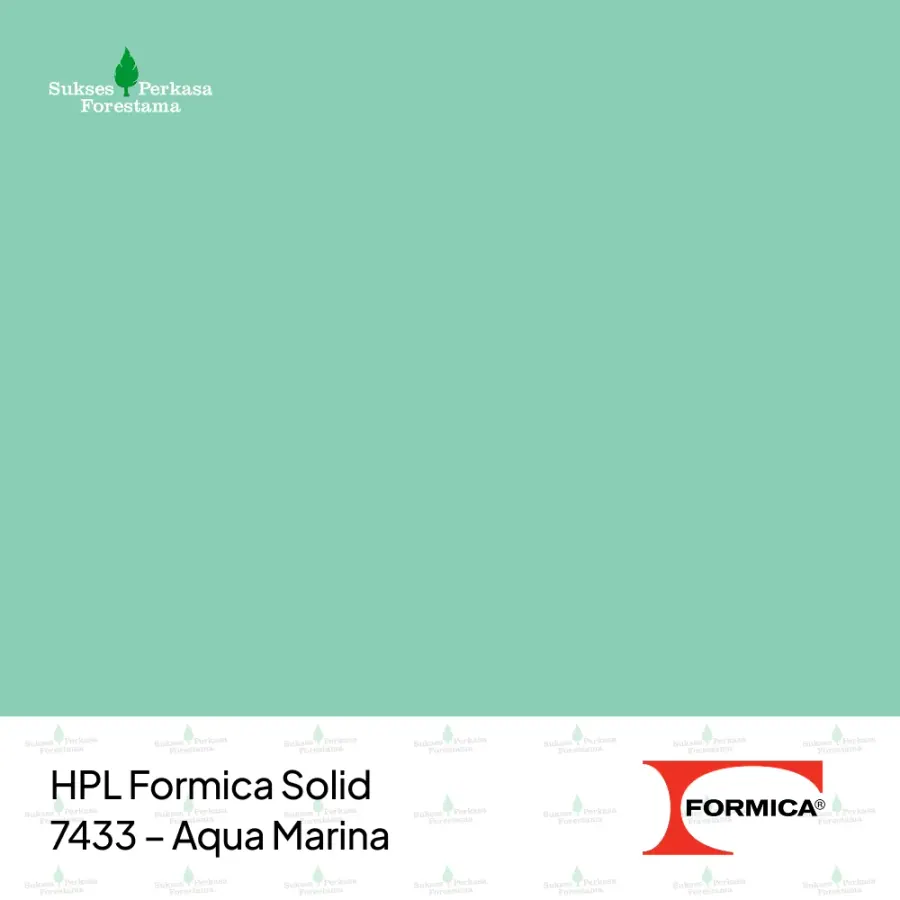 HPL Formica Solid 7433 – Aqua Marina
