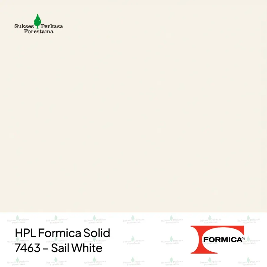 HPL Formica Solid 7463 – Sail White